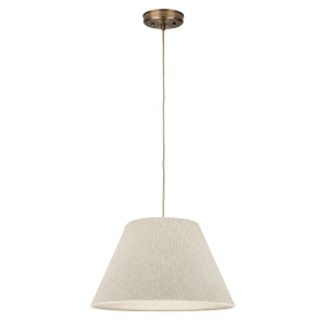 Lniana lampa wisząca LINO PATINA III