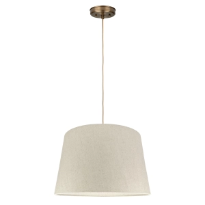 Lniana lampa wisząca LINO PATINA IV