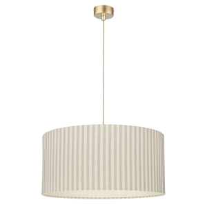 Lampa wisząca w beżowe paski SAND II