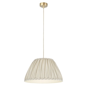 Lampa wisząca w beżowe paski SAND III