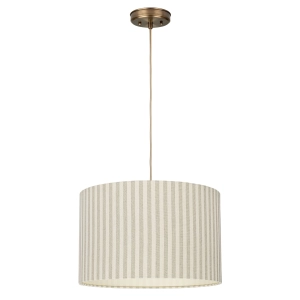 Lampa wisząca w beżowe paski SAND PATINA I