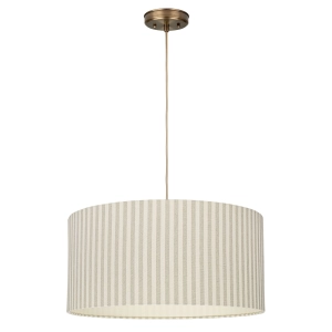 Lampa wisząca w beżowe paski SAND PATINA II