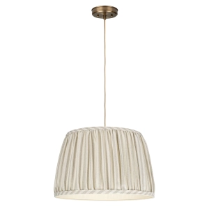 Lampa wisząca w beżowe paski SAND PATINA IV