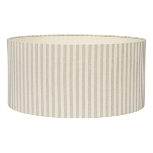 Abażur w beżowe paski SAND - walec 50 cm