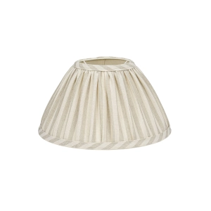 Abażur w beżowe paski SAND - stożek 30 cm