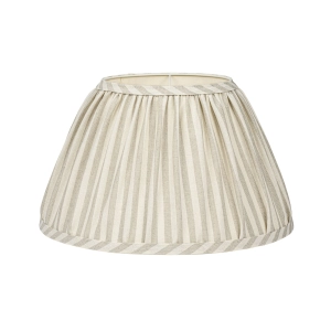 Abażur w beżowe paski SAND - stożek 40 cm