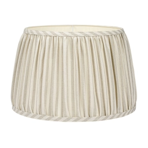Abażur w beżowe paski SAND - stożek 45 cm