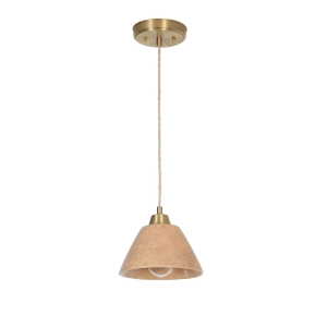 Mosiężna lampa wisząca MILA CLASSIC Sandstone