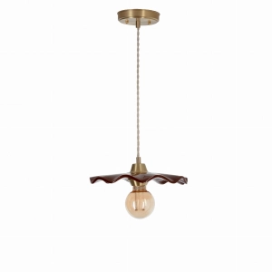 Mosiężna lampa wisząca ARIA CLASSIC Carmine