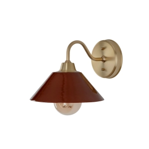 Mosiężny kinkiet MILO CLASSIC WIDE Carmine