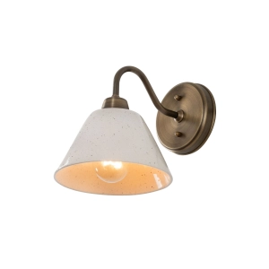 Mosiężny kinkiet MILO PATINA Ivory
