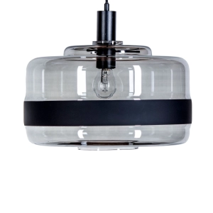 Lampa wisząca szklana UMBRIEL BLACK WIDE