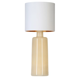 Lampa stołowa MADERA CREAM biały