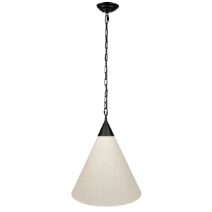 Lampa wisząca TIARA BLACK len