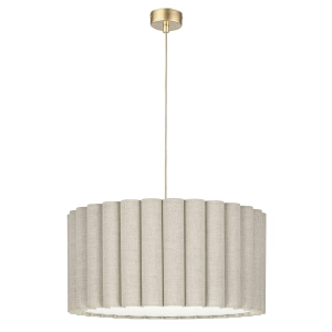 Lampa wisząca z blendą ONDE II len
