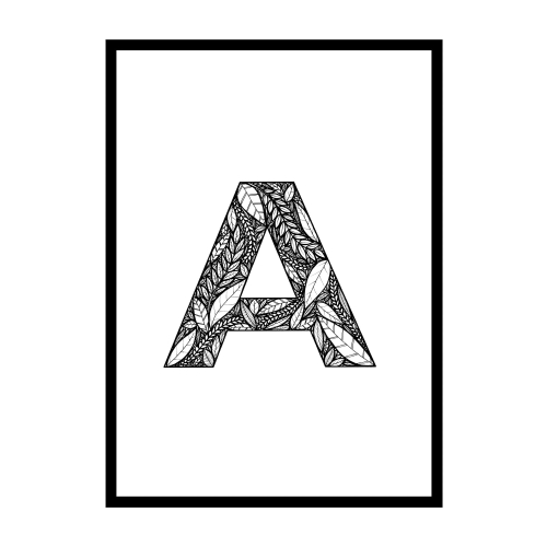 Plakat Litera A | RL DESIGN