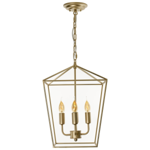 Złota lampa wisząca GENTLE S