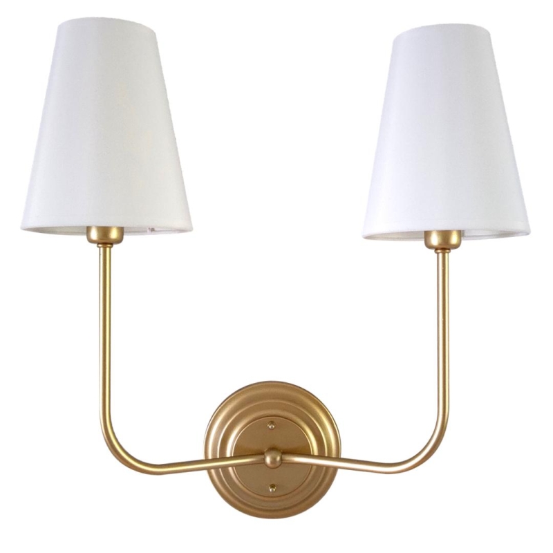 Kinkiet podwójny złoty ELEGANCE.