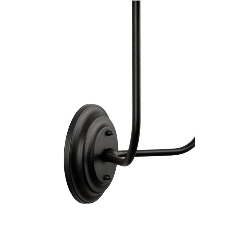 Kinkiet czarny podwójny ELEGANCE - ozdobna przyściennica.