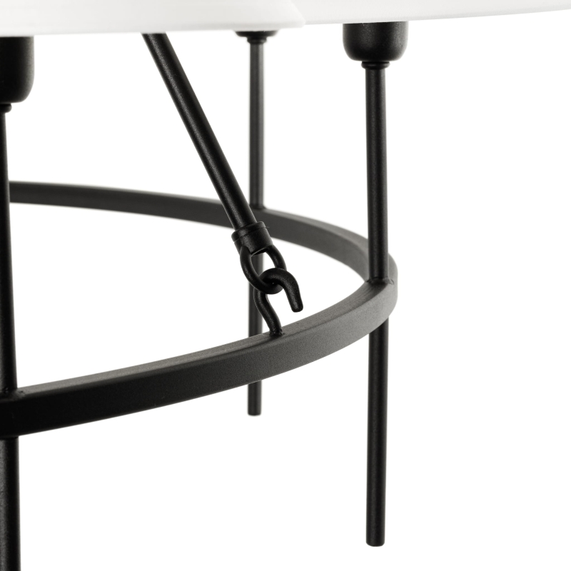 Żyrandol klasyczny czarny SUBLIME M - detal.