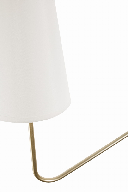 Złoty żyrandol nad stół SIMPLE - detal.