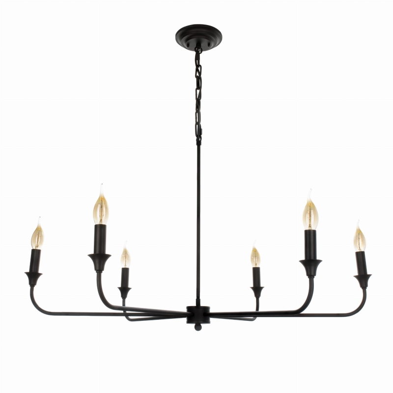 Żyrandol CHIC bez abażurów.