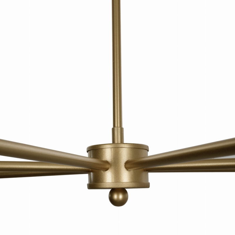 Elegancki żyrandol złoty CHIC L - detal.