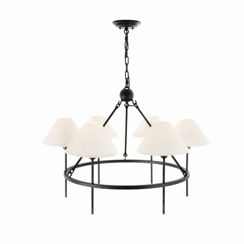 Czarny żyrandol klasyczny SUBLIME S.