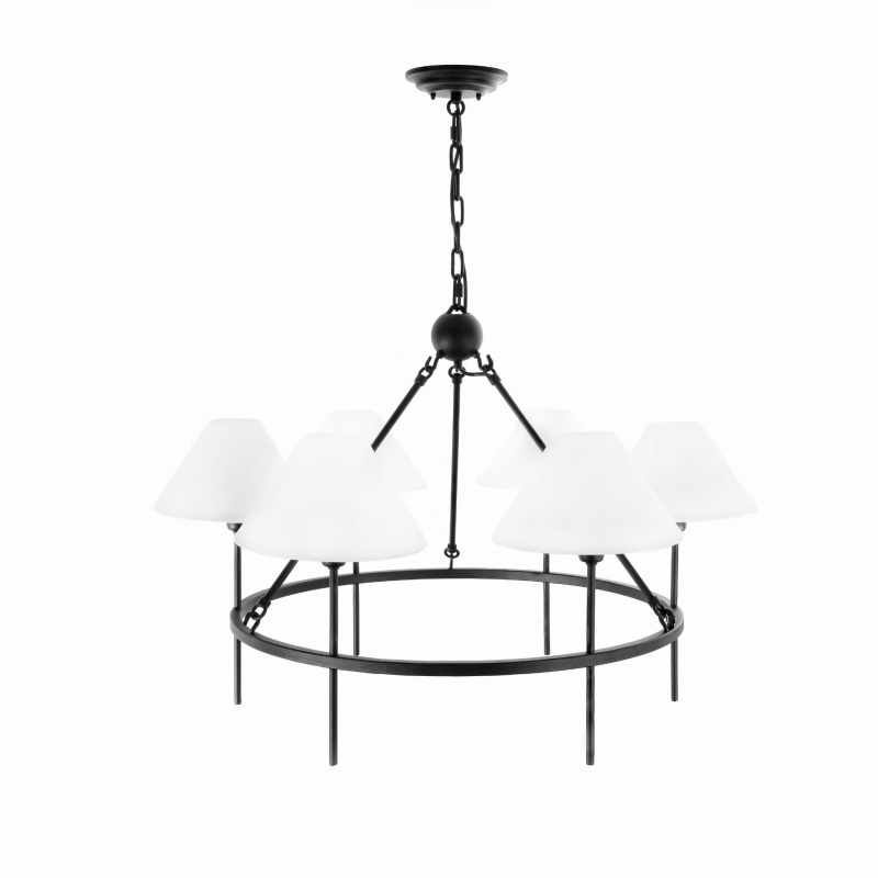 Czarny żyrandol klasyczny SUBLIME S.