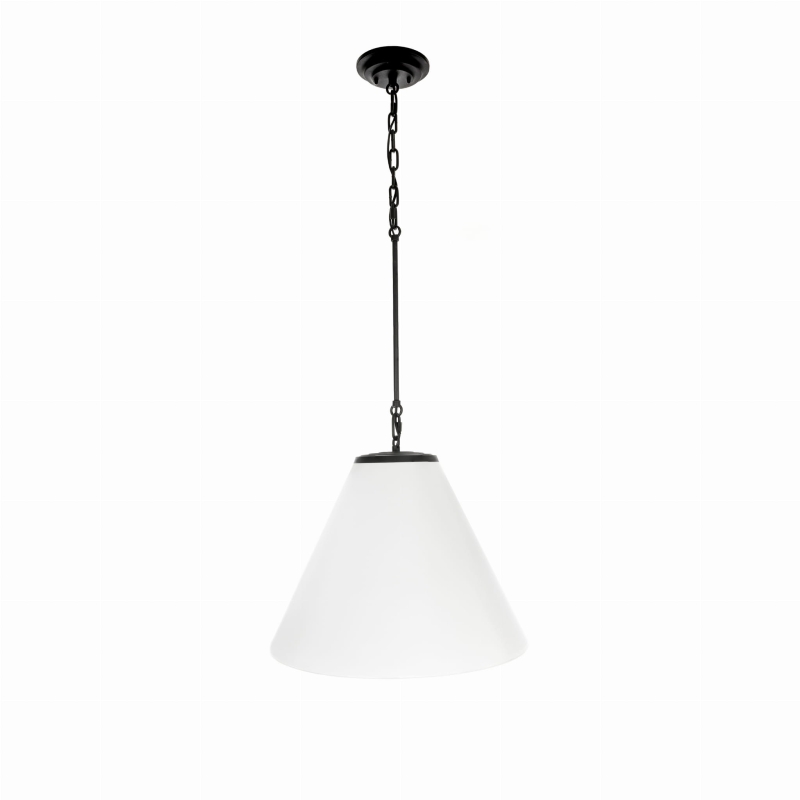 Czarna lampa wisząca SOLO M.