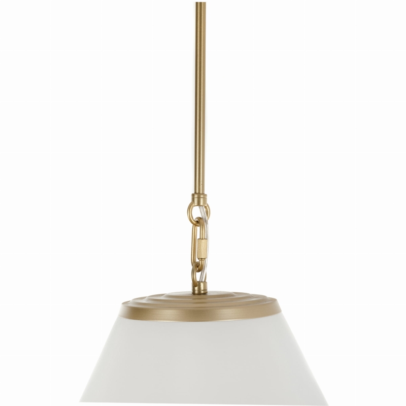 Złota lampa wisząca SOLO M - detal.