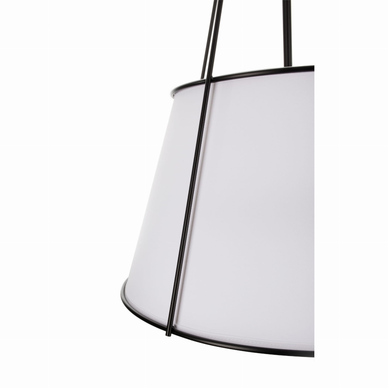 Czarna lampa wisząca modern farmhouse AMBER - detal.