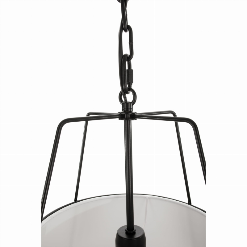Czarna lampa modern farmhouse AMBER - detal.