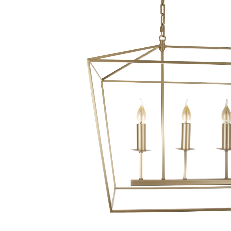 Złota lampa wisząca GENTLE L - detal.