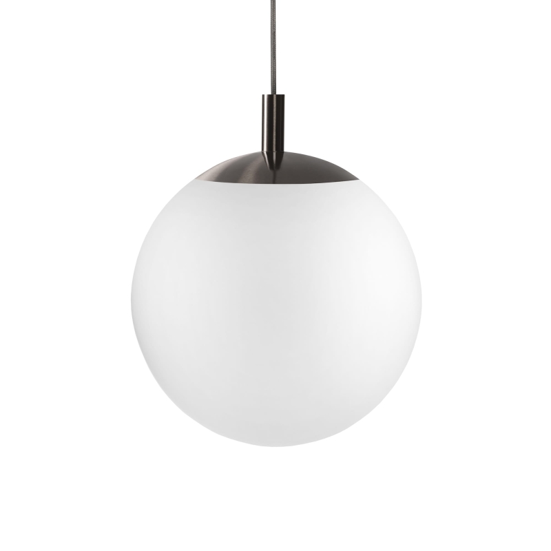 Kulista lampa ze szklanym kloszem ALUR TYTAN L - detal.