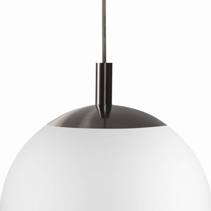 Kulista lampa ze szklanym kloszem ALUR TYTAN L - detal.