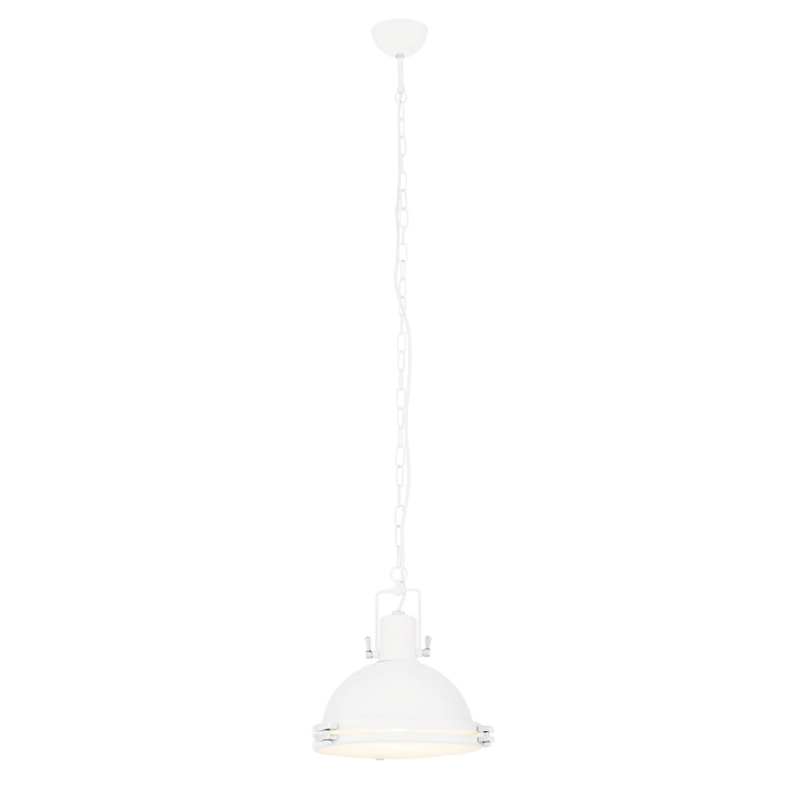 Biała marinistyczna lampa wisząca z łańcuchem NAUTILIUS M