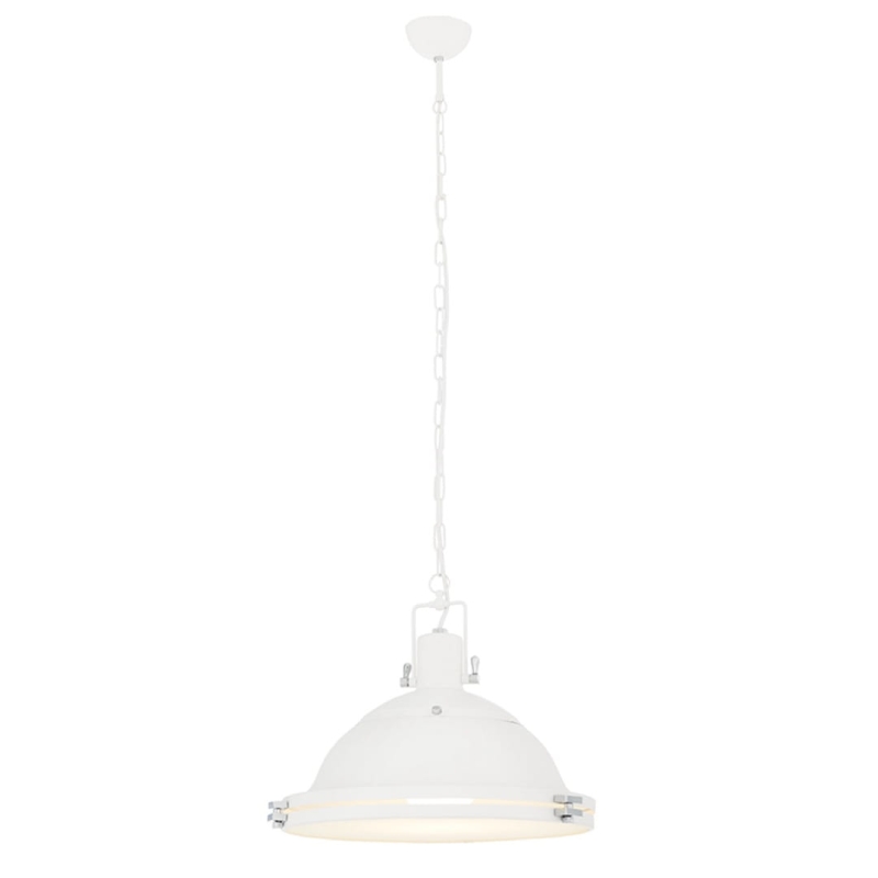 Biała marinistyczna lampa wisząca z łańcuchem NAUTILIUS L