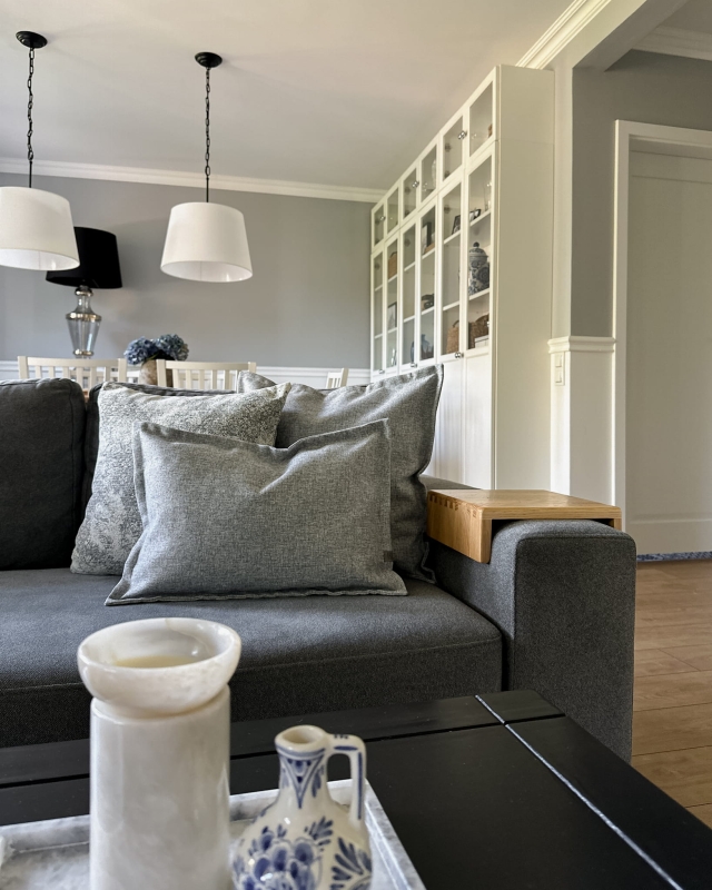 Szary zestaw poduszek na kanapę No. 17