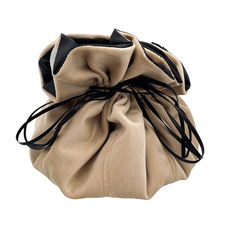 Przenośny organizer na biżuterię - sakiewka BORSA beż