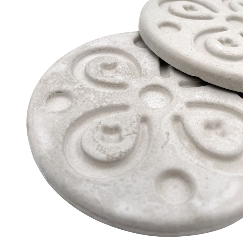 Podstawka z betonu Mandala No. 3 - detal
