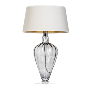 Lampa stołowa BRISTOL TRANSPARENT BLACK beż