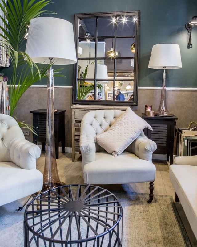 Miedziana szklana lampa podłogowa ZURICH TRANSPARENT COPPER