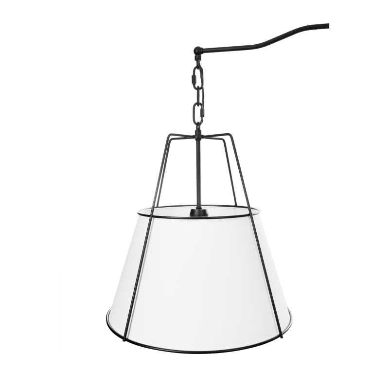 Czarna podwójna lampa wisząca AMBER TWIN