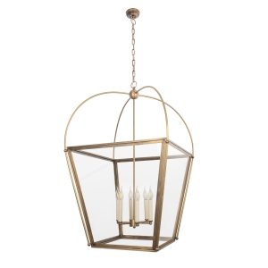 Mosiężna lampa wisząca ANTIQUE