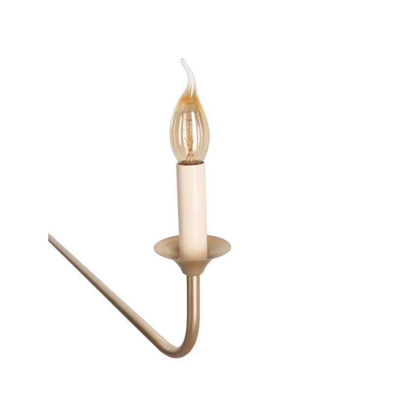 Duży złoty żyrandol FARMHOUSE