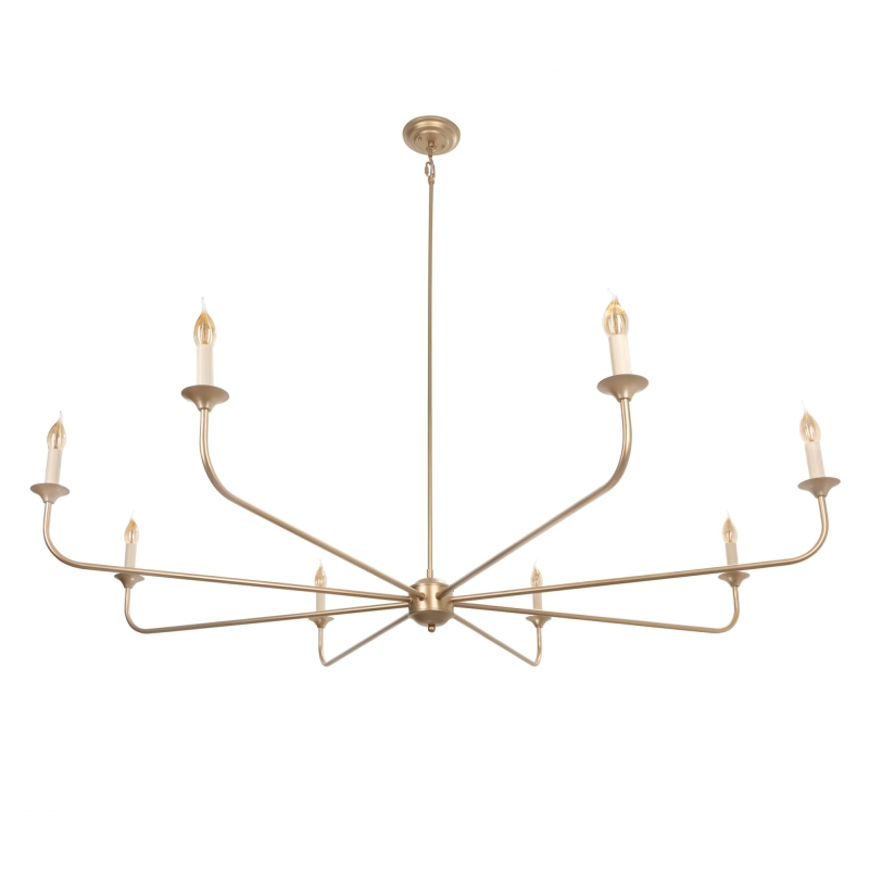 Duży złoty żyrandol FARMHOUSE