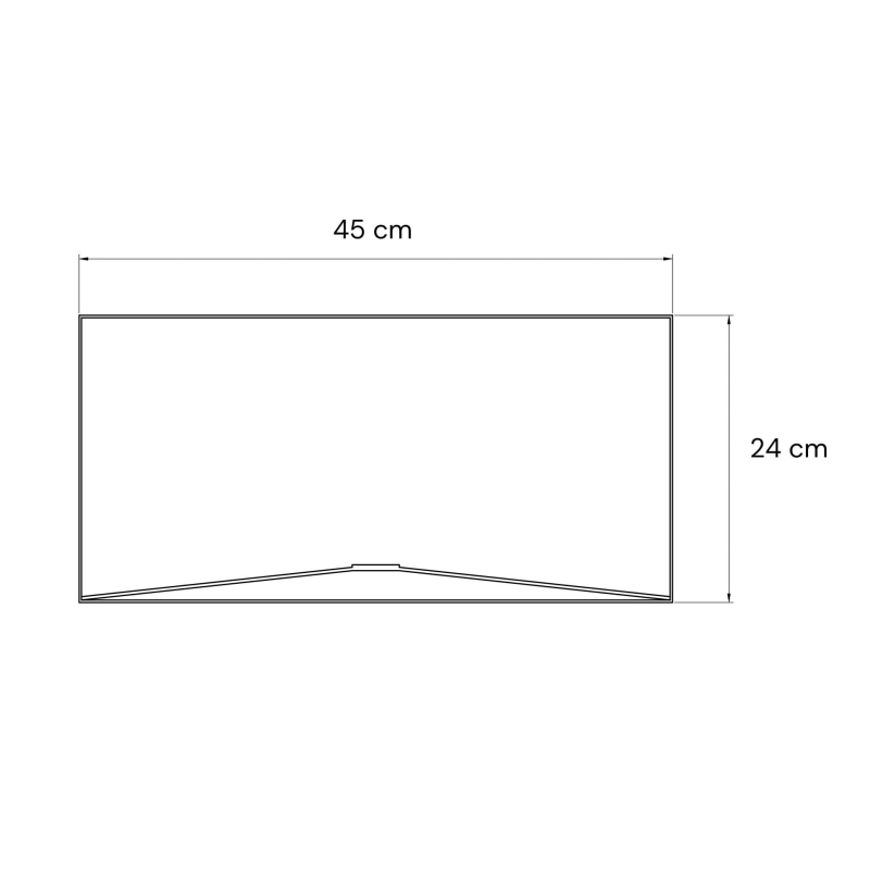 Kolorowy abażur w kwiaty piwonii walec 45 cm NANA - rysunek.