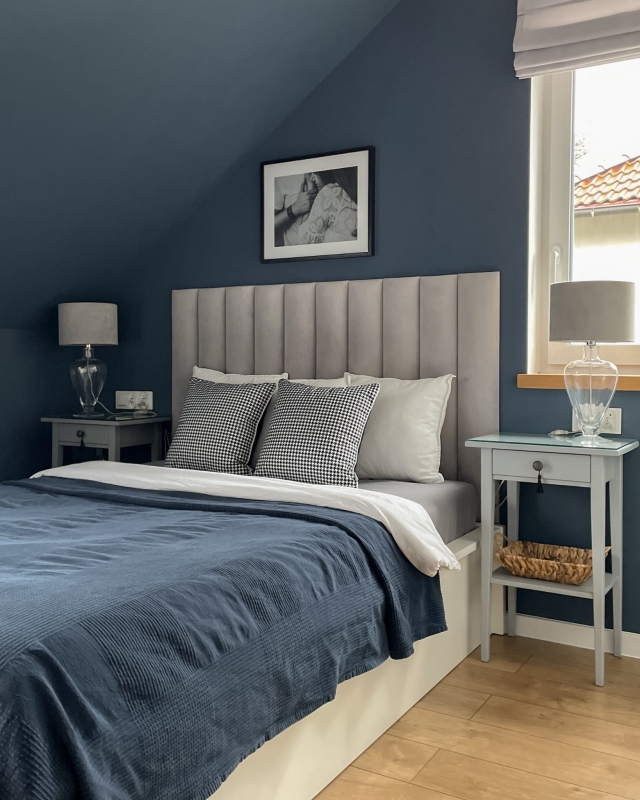 Jasnoszary abażur welurowy walec 25 cm BASE VELVET - aranżacja