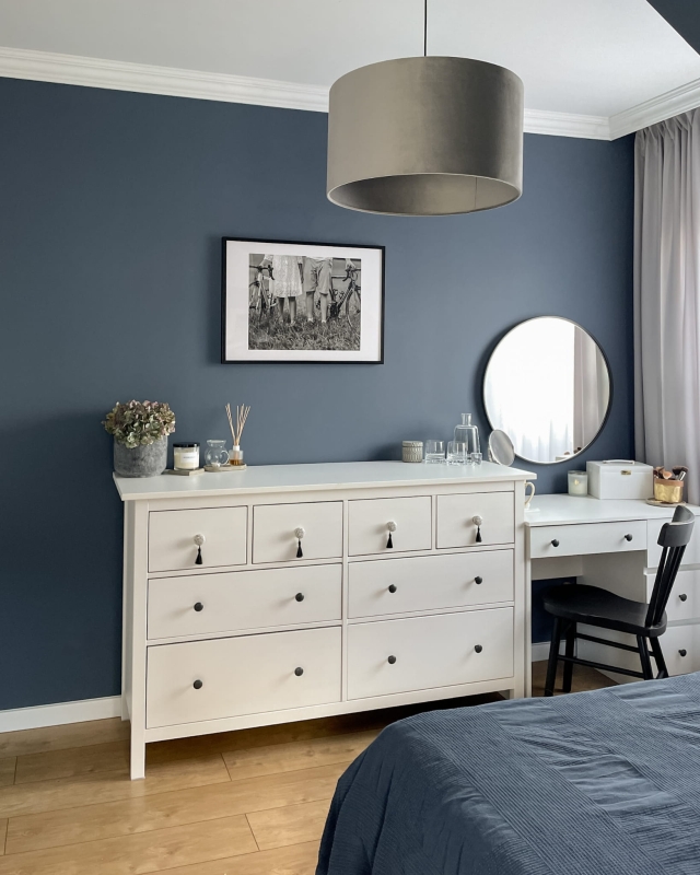 Szary abażur welurowy walec 50 cm BASE VELVET - aranżacja